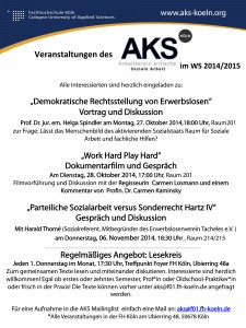 Plakat_Veranstaltungen des AKS WiSe14-15